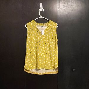 NWT Ann Taylor Floral Sleeveless Blouse, M